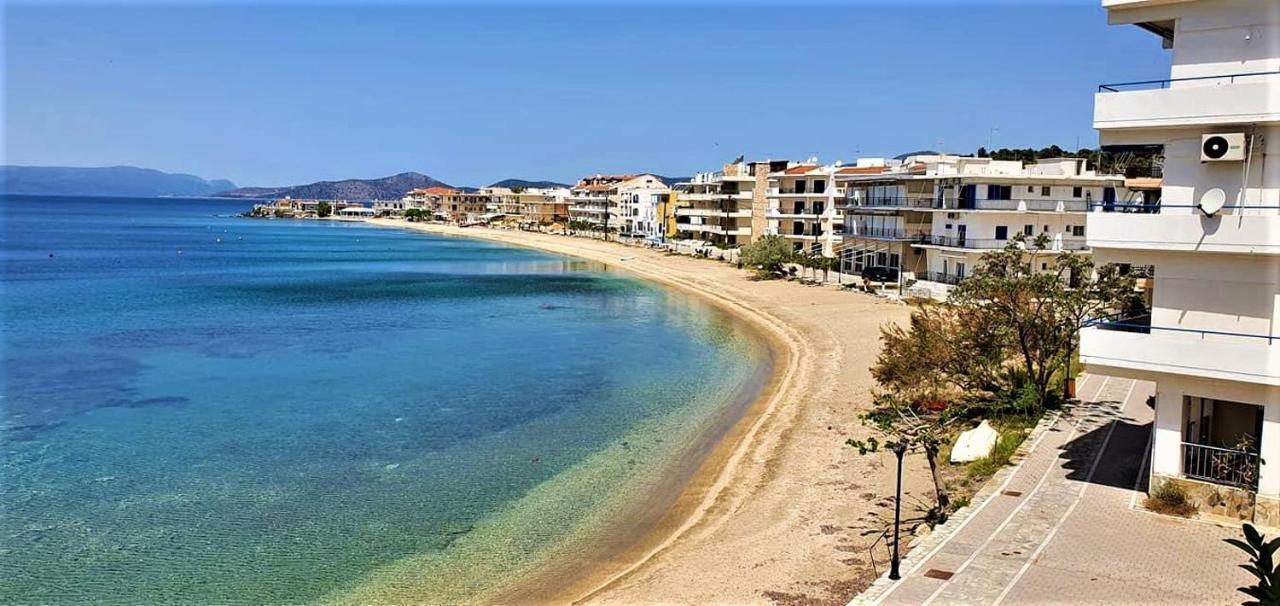Nea Styra Seafront Apartment With Stunning View Exterior photo